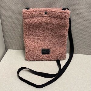 Rag & Bone Addison Sherpa Pink Crossbody Bag